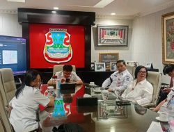 Wali Kota Andrei Angouw Gelar Rapat Tehknis , Minta Kaling Data Kondisi PJU