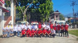 Apel PMI Sulut dipimpin langsung Ketua Pengurus PMI Provinsi Sulawesi Utara Kolonel CKM (Purn.) dr. Fredrik P. Demassabu.