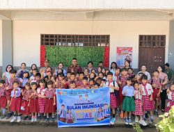 Wabup Minsel Tinjau Pelaksanaan BIAS, Ajak Seluruh Elemen Sukseskan Imunisasi Anak Sekolah