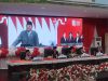 Bupati Minut Dr Joune Ganda dan Ketua DPRD Vonny Adel Rumimpunu Dengarkan Paripurna Pidato Presiden RI