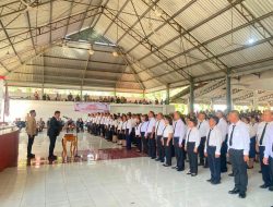Bupati Franky Wongkar Ambil Sumpah 881 Anggota BPD dari 135 Desa se-Minsel