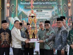 Dihadiri Walikota, Kotamobagu Juara Umum MTQ ke-31 Tingkat Provinsi