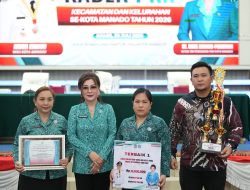 Rio Pundoko, Lurah Pal2 Sabet Jawara PHBS, Wakili Manado ke Tingkat Provinsi