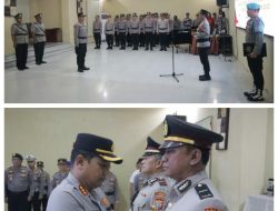 Kapolresta Manado Pimpin Sertijab Kapolsek Pulau Bunaken