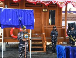 HUT Ke-1 Kodaeral VIII, Pos TNI AL Kema Resmi Beroperasi Disambut Antusias Warga