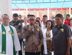 Niklas Silangen Hadiri Ibadah HUT ke- 141 Gereja Jemaat GMIM Imanuel Sondaken