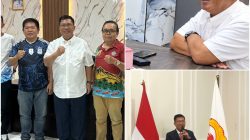 Ketua Umum KONI Sulut, Jerry Waleleng, Terima Kunjungan Panitia Musorkab