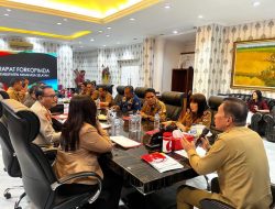 Bupati Minsel Pimpin Rakor Forkopimda, Bahas Karhutla dan Dampak Kemarau