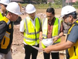 Walikota dan Wakil Walikota Turun Langsung Tinjau Pembangunan Gelora Ambang