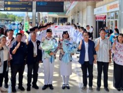 Pemkot Sambut Kedatangan Paskibraka Tingkat Nasional Utusan Kotamobagu