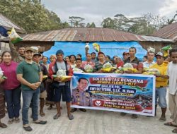 Wakapolda Sulut Brigjen Pol Awi Setiyono Salurkan Bantuan Untuk Korban Gempa Flores