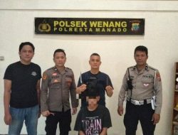 Lakukan Penganiayaan Bersajam di Depan Gelael, Polsek Wenang Langsung Amankan Pelaku di Tempat Kejadian Perkara