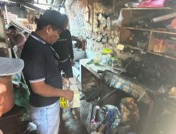 Kebakaran Dapur Rumah Semi Permanen di Malalayang Cepat Dipadamkan, Tak Ada Korban Jiwa