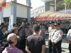 Polresta Manado Jaga Aksi Penyampaian Pendapat KSPSI AGN dan KB-PBI Sulut di DPRD Sulut