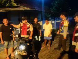 Polsek Pulau Bunaken Gelar KRYD Malam Hari, Pastikan Kamtibmas Tetap Kondusif