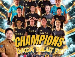 Dikda Sulut Pertahankan Gelar Juara Futsal Antar-SKPD, Tekuk Setda 5-1