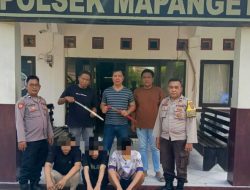 Polsek Mapanget Amankan Tiga Terduga Pelaku Penganiayaan Menggunakan Sajam