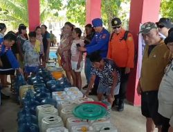 PDAM dan Polairud Polda Sulut, Kolaborasi Salurkan Air Higienis di Kepulauan