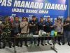 Polsek Tuminting Bersama TNI dan BNN Dukung Razia di Rutan Manado