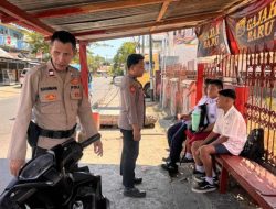 Gelar KRYD, Polsek Bunaken Sasar Titik Rawan dan Sambangi Warga