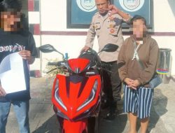 Polsek Mapanget Tindak Pengendara Motor, Empat Knalpot Brong Dihancurkan