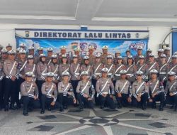 Ditlantas Polda Sulut Gelar Apel Peringatan Hari Lalu Lintas Bhayangkara ke-71