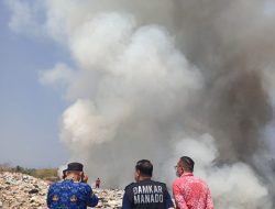 Lokasi di TPA Sumompo Diterjang Si Jago Merah