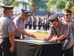 Kapolda Yudo Hermanto Pimpin Sertijab, Brigjen Pol Susetio Cahyadi Resmi Jabat Wakapolda Sulut