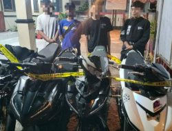 Polsek Tikala Tindak Tegas Balap Liar di Jalan Martadinata, 4 Motor Diamankan