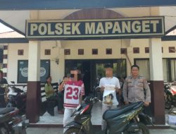 Polsek Mapanget Tindak 13 Motor Berknalpot Brong, Pelanggar Diberi Pembinaan