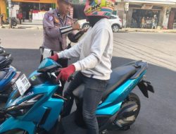 Polsek Wenang Tindak 19 Motor Berknalpot Brong, Pengendara Diminta Kembali ke Standar