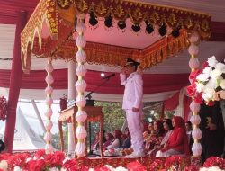 Walikota Weny Gaib Pimpin Upacara HUT Kemerdekaan Republik Indonesia