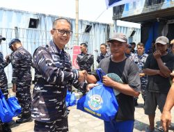 Aku Cinta Laut, Kodaeral VIII Salurkan Sembako ke Nelayan