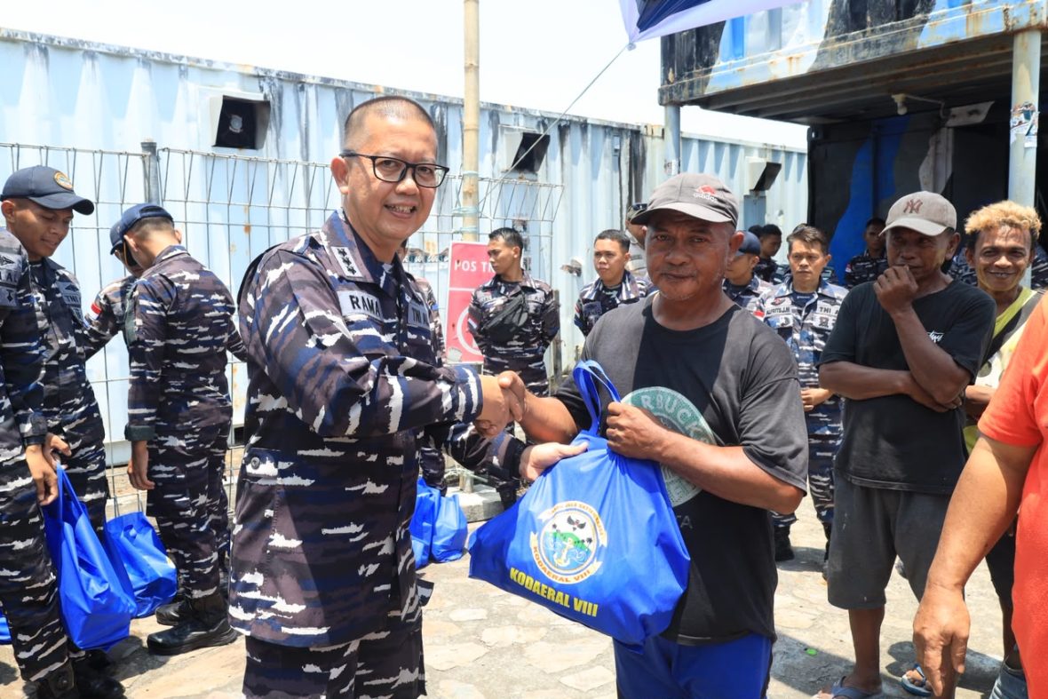 Kodaeral VIII mengikuti kegiatan video conference (Vicon) bertajuk “Aku Cinta Laut”