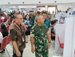 Sinergi Pendidikan dan Militer, Pangdam XIII/Merdeka dan Danrem 131/Santiago Hadiri Job Fair Unsrat