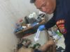Polsek Malalayang Amankan TKP Penemuan Mayat Pria di Rumah Kost Bahu