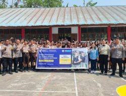 Polresta Manado Sosialisasikan Penerimaan Siswa SMA Kemala Taruna Bhayangkara di SMP Negeri 13 Manado