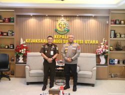 Tingkatkan Sinergi Penegakan Hukum, Kapolda Sulut Kunjungi Kejati