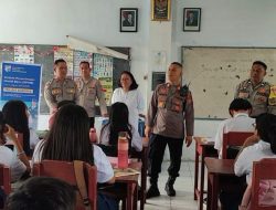 Polsek Wenang Sosialisasikan SMA Kemala Taruna Bhayangkara di SMP Garuda Manado, 25 Siswa Berminat Mendaftar