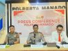 Kapolresta Manado Ungkap Kasus Senpi Ilegal dan Pencurian Berantai