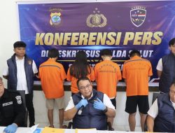 Polda Sulut Bekuk Komplotan Penipuan Eks Scam Kamboja 