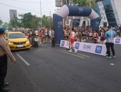 Polsek Sario Amankan Kegiatan Fun Run 10K & 5K Road to Give 2026 di Manado