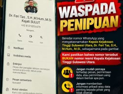 Waspadai Penipuan Catut Nama Kajati