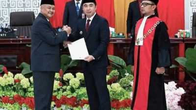 DRT Resmi Dilantik sebagai Ketua DPRD Sangihe Periode 2024–2029