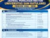Panitia Umumkan Jadwal Pemilihan Rektor Unsrat Periode 2026-2030