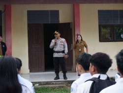 Direktur Binmas Polda Sulut Pimpin Apel di SMAN 8 Manado, Ajak Siswa Disiplin, Jauhi Tawuran, Judol dan Narkoba