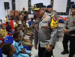 Sambut HUT ke-81 Korps Brimob Polri, Kapolda Sulut Pimpin Anjangsana di Panti Asuhan Terang Titipan Tuhan