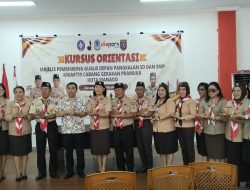 Kursus Orientasi Mabigus SD dan SMP Kwarcab Gerakan Pramuka Manado Resmi Dibuka