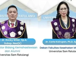 Unsrat Manado Resmi Miliki Wakil Rektor III dan Dekan FKM Baru